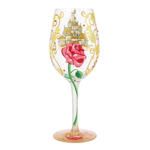 "AUDACE COME UNA ROSA" BICCHIERE DA VINO BELLE - DISNEY LOLITA