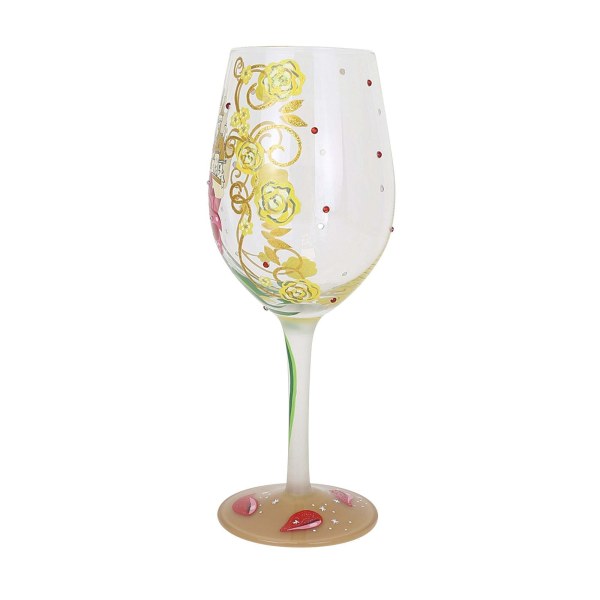 "AUDACE COME UNA ROSA" BICCHIERE DA VINO BELLE - DISNEY LOLITA