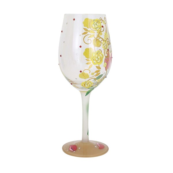 "AUDACE COME UNA ROSA" BICCHIERE DA VINO BELLE - DISNEY LOLITA