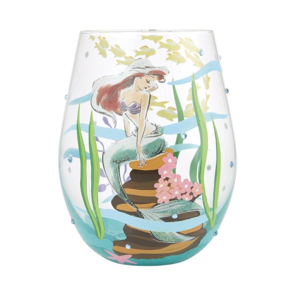 "UN OCEANO DI SOGNI" BICCHIERE SENZA GAMBO ARIEL - DISNEY LOLITA