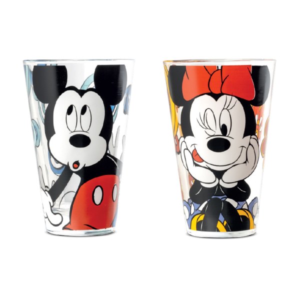 Set di 2 bicchieri da 310 ml Topolino e Minnie - Egan Disney Home
