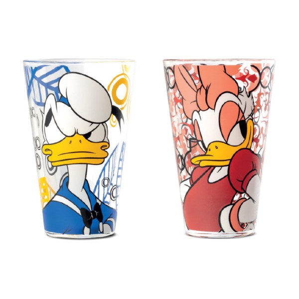 Set di 2 bicchieri da 310 ml Paperino e Paperina - Egan Disney Home