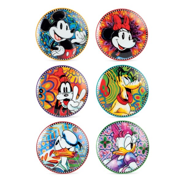Set di 6 piatti da dessert misti - Egan Disney Home