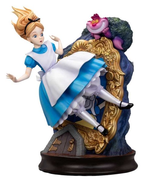 Alice nel Paese delle Meraviglie e il Gatto del Cheshire - Statua Master Craft