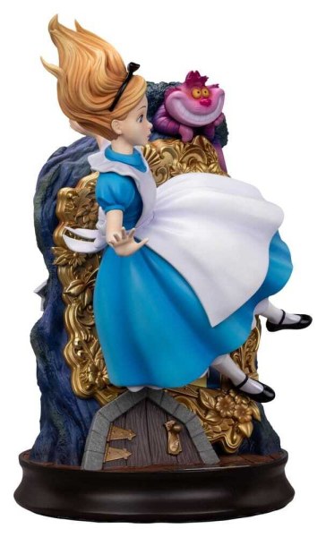 Alice nel Paese delle Meraviglie e il Gatto del Cheshire - Statua Master Craft