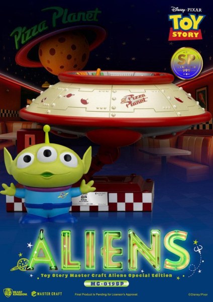 Toy Story - Statua degli Alieni - Edizione Speciale Master Craft