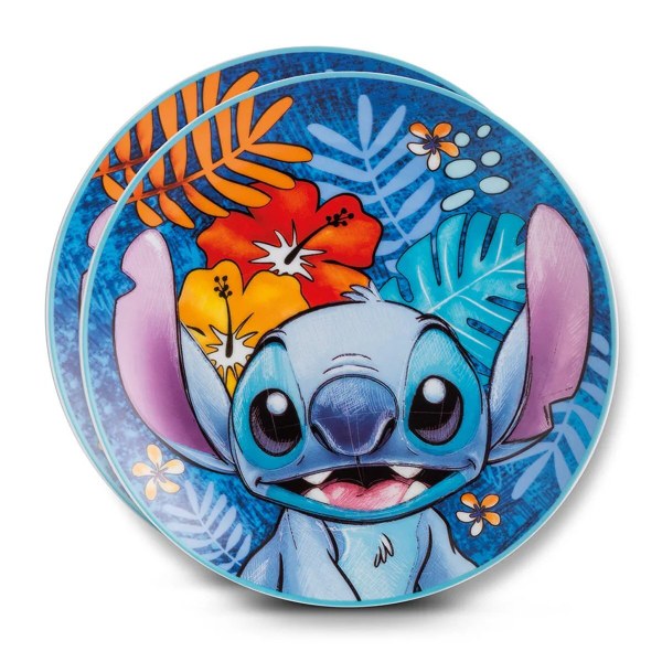 Set di 2 piatti da dessert Stitch blu - Egan Disney Home