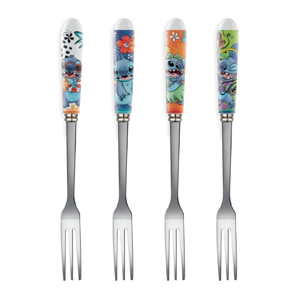 Set di 4 pezzi Dessert Fork Stitch - Egan Disney Home