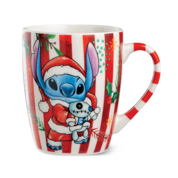 Tazza Stitch Natale Rossa 450ml - Egan Disney Home