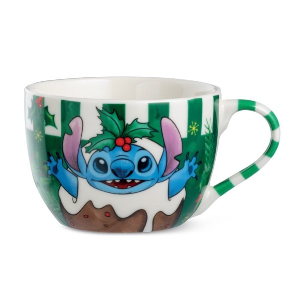 Tazza da colazione Stitch verde Natale 520 ml - Egan Disney Home