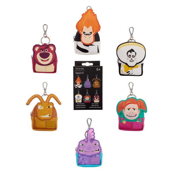 Portachiavi Charm Mini Zaino Mistero Rivali - Disney Pixar Loungefly