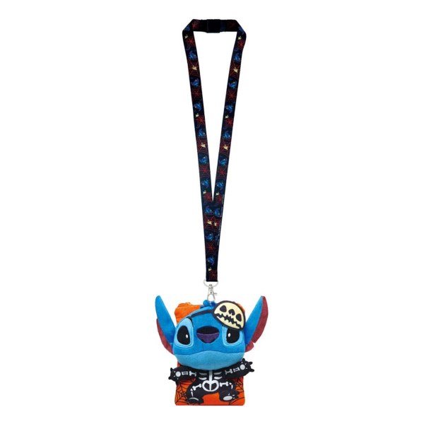 Cordino Stitch Scheletro con Porta Carte - Lilo & Stitch