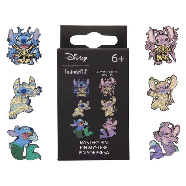 Spilla Scatola Misteriosa Costume Halloween Stitch & Angel - Disney Loungefly