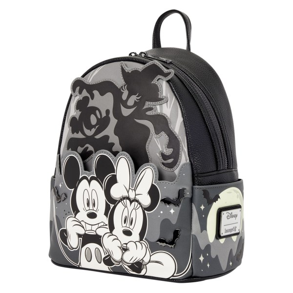 Mini zaino luminoso Topolino e Minnie Fantasma – Disney Loungefly