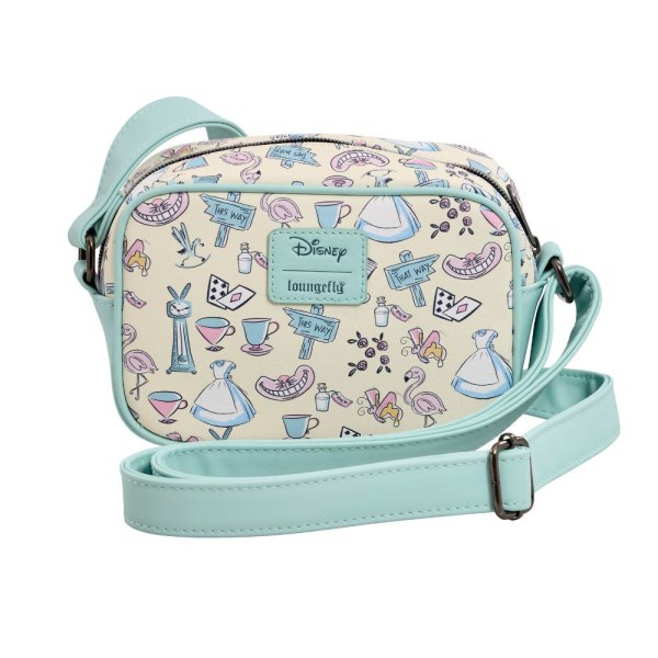 Borsa a Tracolla Alice nel Paese delle Meraviglie Floral Scene - Disney Loungefly