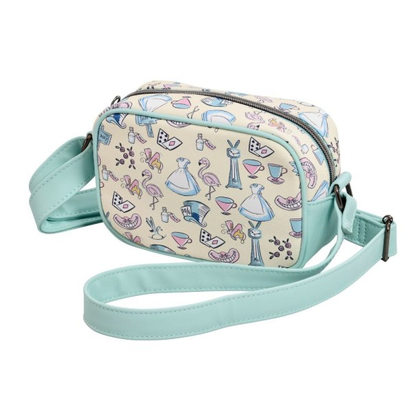 Borsa a Tracolla Alice nel Paese delle Meraviglie Floral Scene - Disney Loungefly