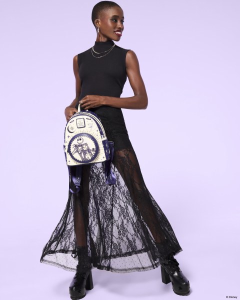 Mini Zaino Jack & Sally Cielo Notturno - Disney Loungefly