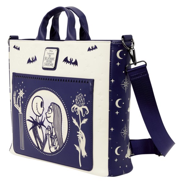 Zaino Convertibile Borsa Tote Jack & Sally Night Sky - Disney Loungefly
