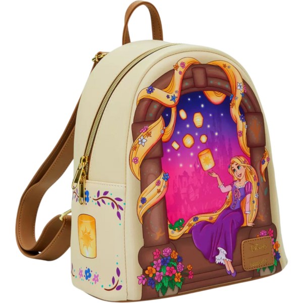 Zaino Loungefly Disney Rapunzel con scena di lanterne 26cm