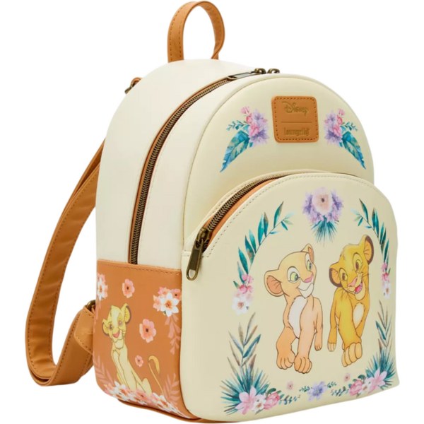 Zaino Loungefly Disney Il Re Leone Simba e Nala Floreale 26cm
