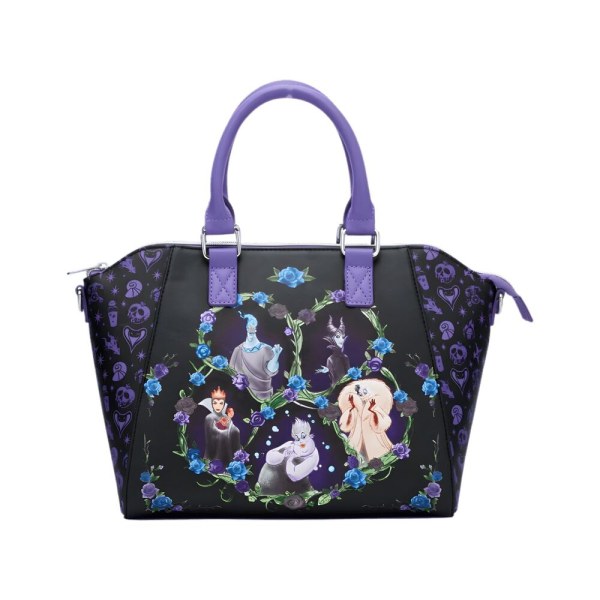 Borsa a tracolla Loungefly Disney Villains Floral Icons