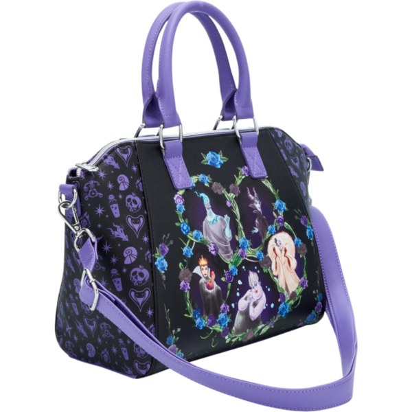 Borsa a tracolla Loungefly Disney Villains Floral Icons