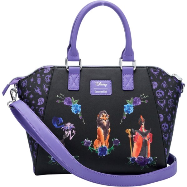 Borsa a tracolla Loungefly Disney Villains Floral Icons
