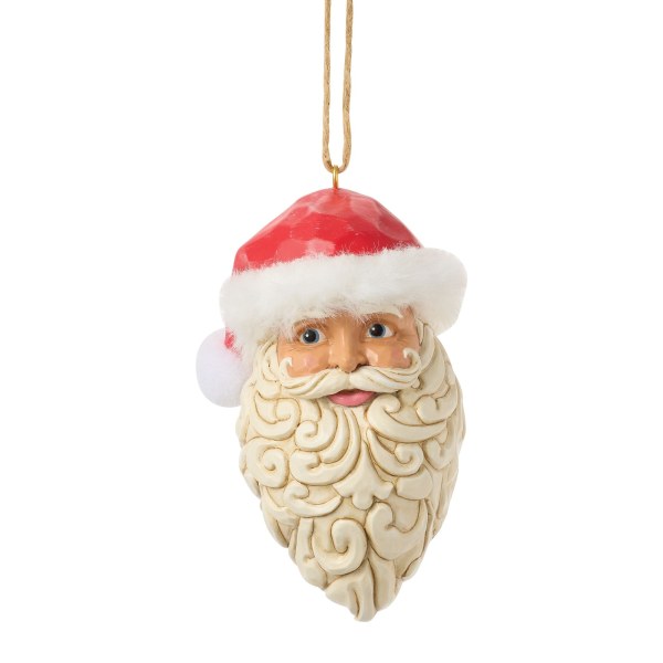TESTA DI BABBO NATALE VINTAGE - JIM SHORE HEARTWOOD CREEK