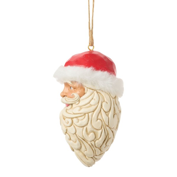 TESTA DI BABBO NATALE VINTAGE - JIM SHORE HEARTWOOD CREEK