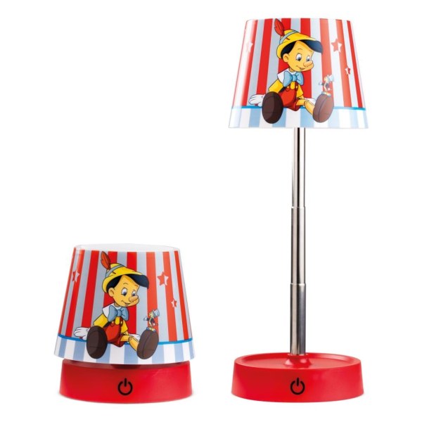 PINOCCHIO - Lampada da Scrivania LED Ricaricabile - 11cm - DISNEY