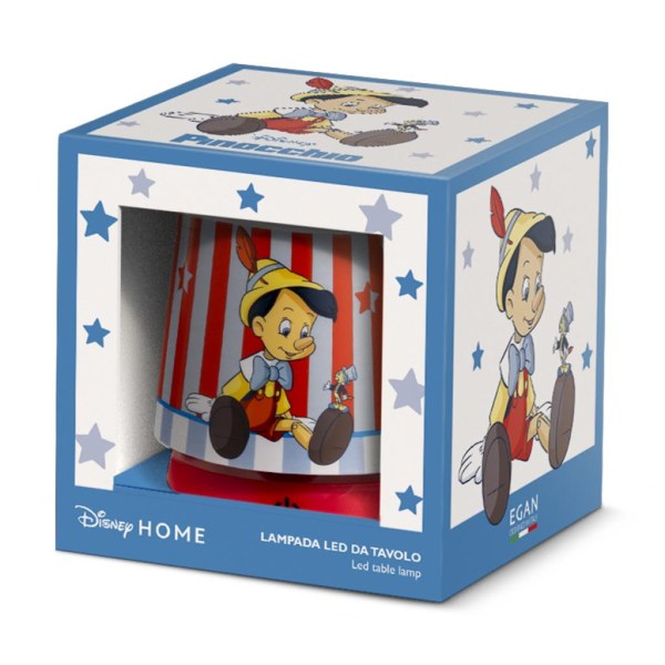 PINOCCHIO - Lampada da Scrivania LED Ricaricabile - 11cm - DISNEY