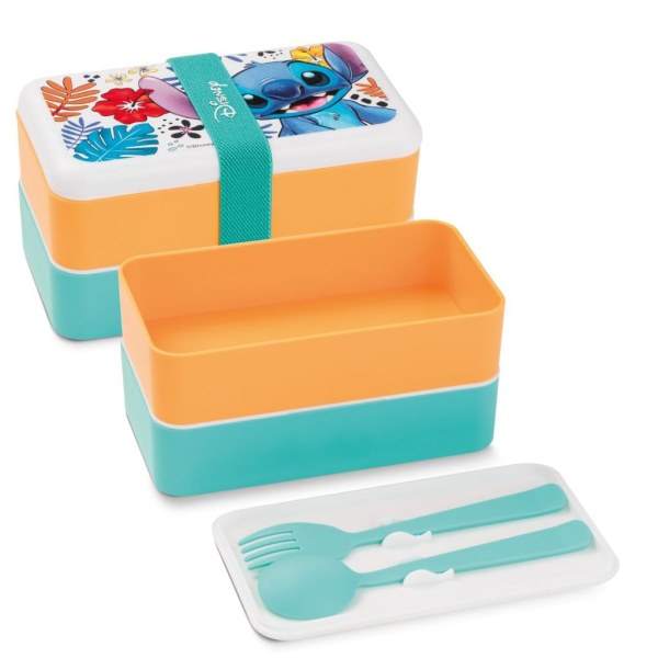 STITCH - Scatole pranzo 18x10cm - Bianco