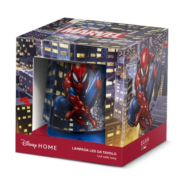 SPIDER-MAN - Lampada da Scrivania LED Ricaricabile - 11cm