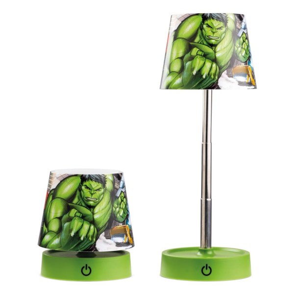 HULK - Lampada da Scrivania LED Ricaricabile - 11cm