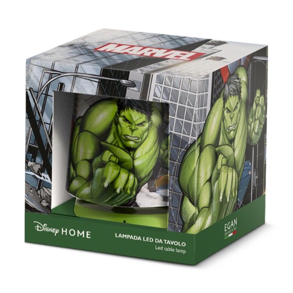 HULK - Lampada da Scrivania LED Ricaricabile - 11cm
