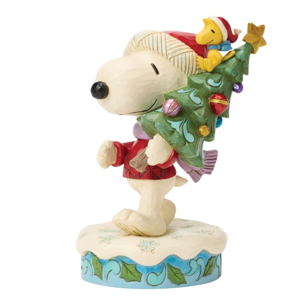 SNOOPY E WOODSTOCK CON ALBERO