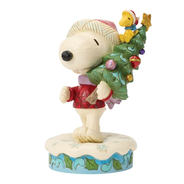 SNOOPY E WOODSTOCK CON ALBERO