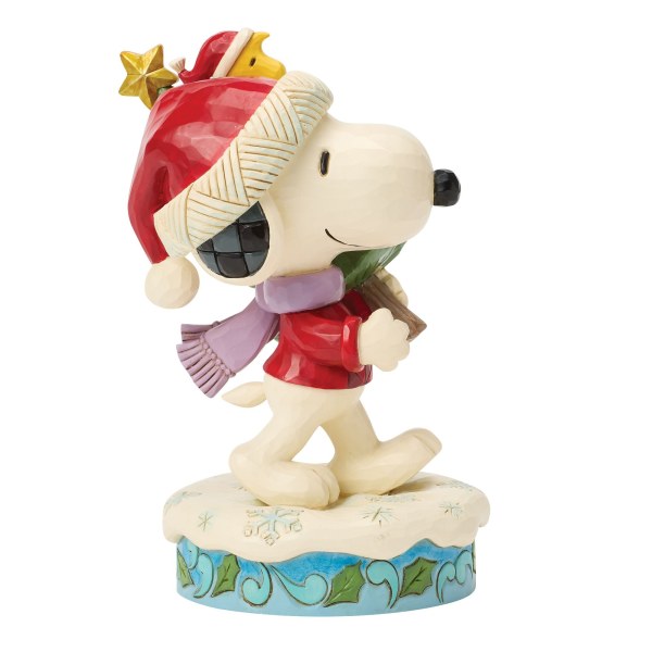 SNOOPY E WOODSTOCK CON ALBERO