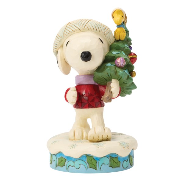 SNOOPY E WOODSTOCK CON ALBERO