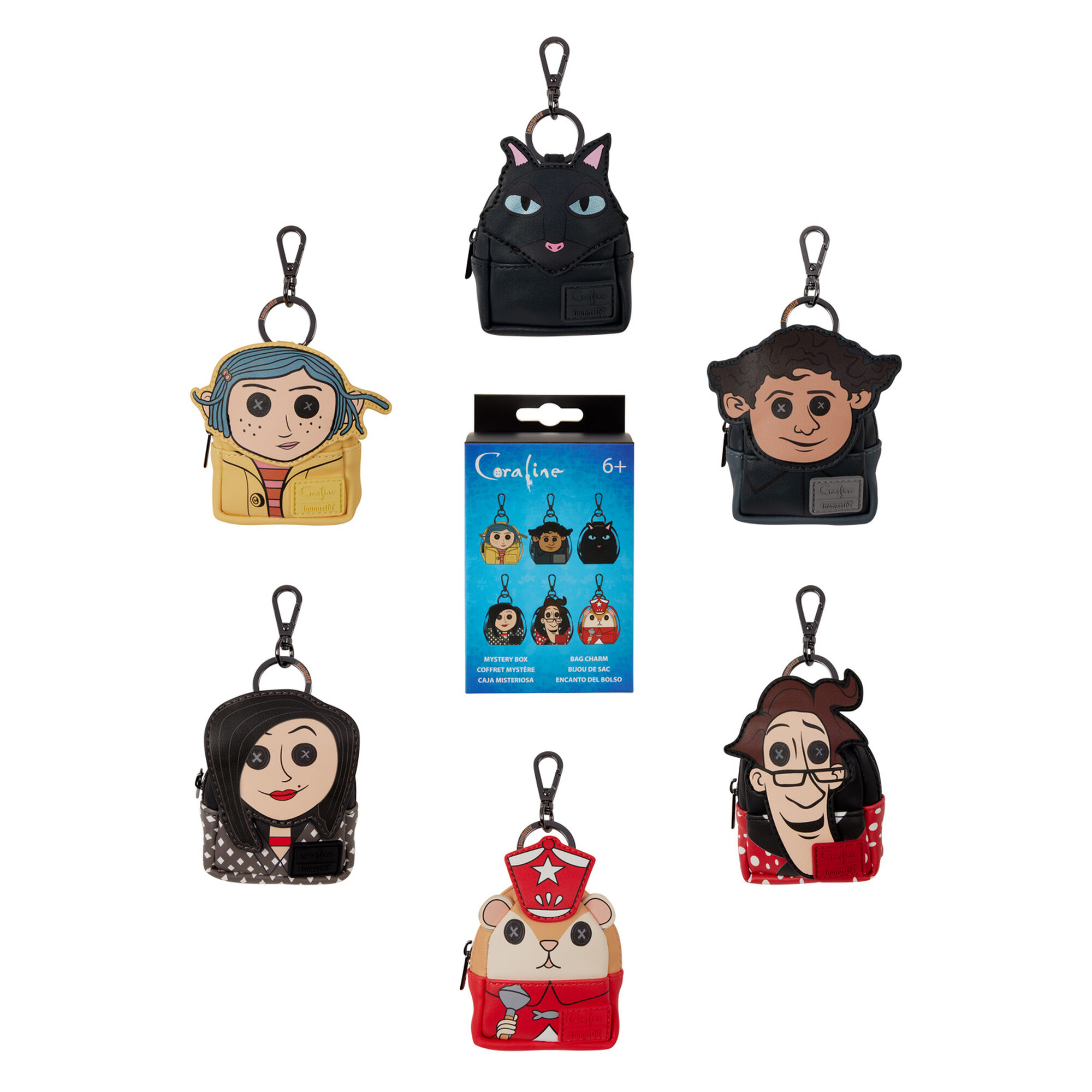 Portachiavi Mini Zaino Mistero - Loungefly Coraline