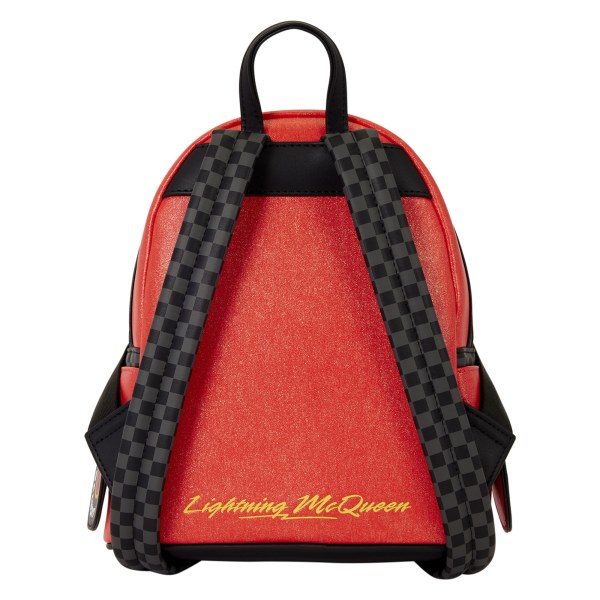 Mini Zaino Metallizzato Luminoso Lightning McQueen - Disney Pixar Loungefly Cars 20° Anniversario