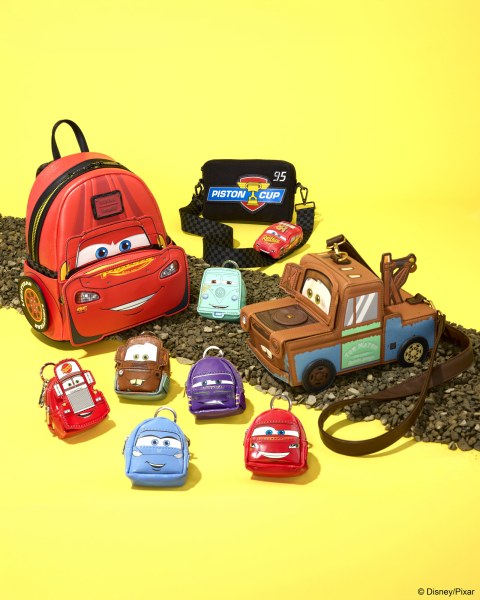 Mini Zaino Metallizzato Luminoso Lightning McQueen - Disney Pixar Loungefly Cars 20° Anniversario