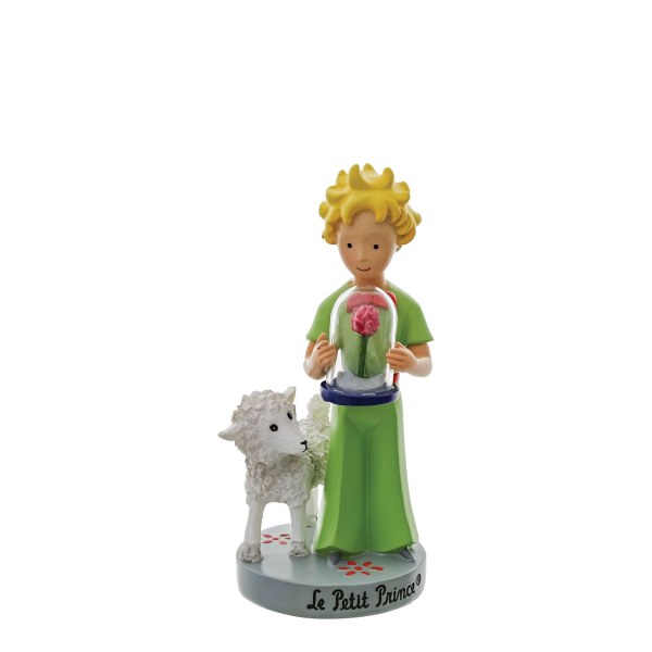FIGURINA IL PICCOLO PRINCIPE 12 CM ROSA E PECORA