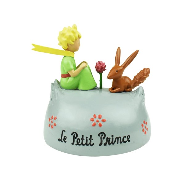 FIGURINA IL PICCOLO PRINCIPE PIANETA ROSA VOLPE (WINDOW BOX)