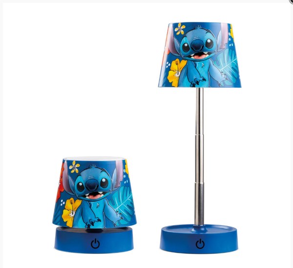 LAMPADA DA TAVOLO DISNEY STITCH BLU CM 11