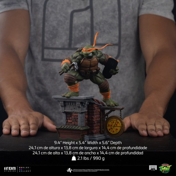 Tartarughe Ninja statuetta 1/10 Art Scale Michelangelo Unleashed 24 cm