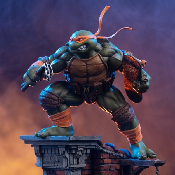 Tartarughe Ninja statuetta 1/10 Art Scale Michelangelo Unleashed 24 cm