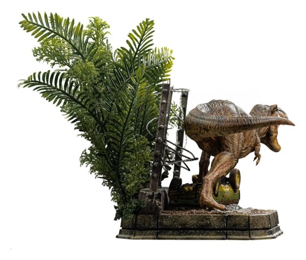 Statuetta Jurassic Park Icons T-Rex Breakout Set A 17 cm