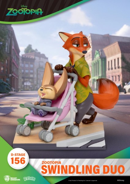ZOOTOPIA 2 - Duo di Truffatori - Diorama D-Stage 12.2cm