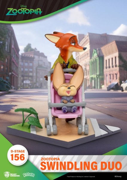 ZOOTOPIA 2 - Duo di Truffatori - Diorama D-Stage 12.2cm